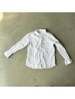 Amazon / Classic Linen Casual Button Down Shirt / White
